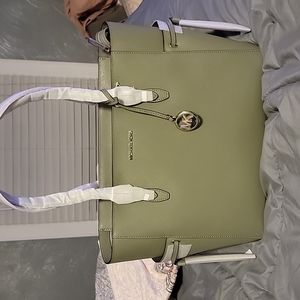 Army green Michael kors purse